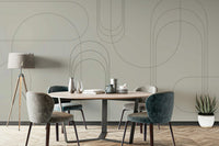 Soft arch shapes evergreen design

