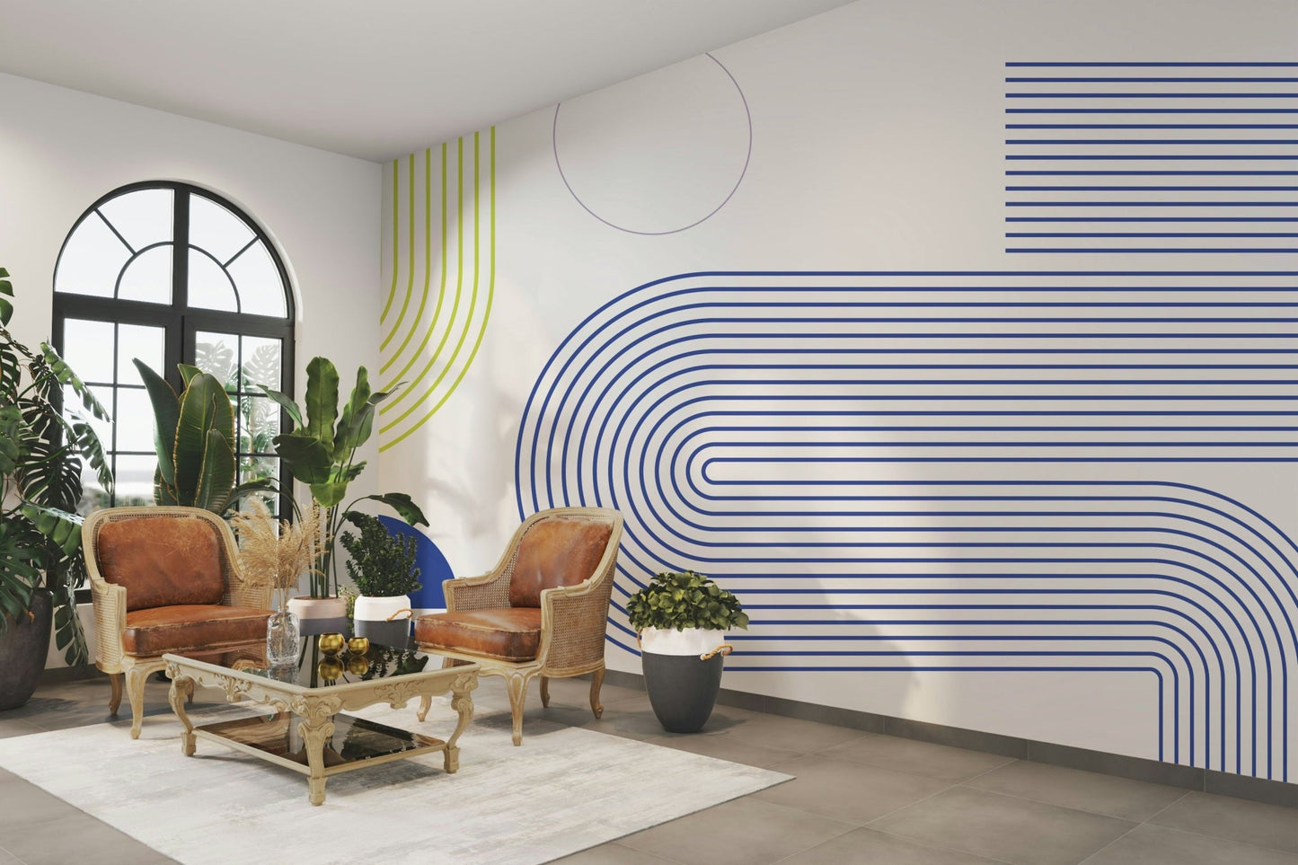 Stylish minimalist wallpaper for walls

