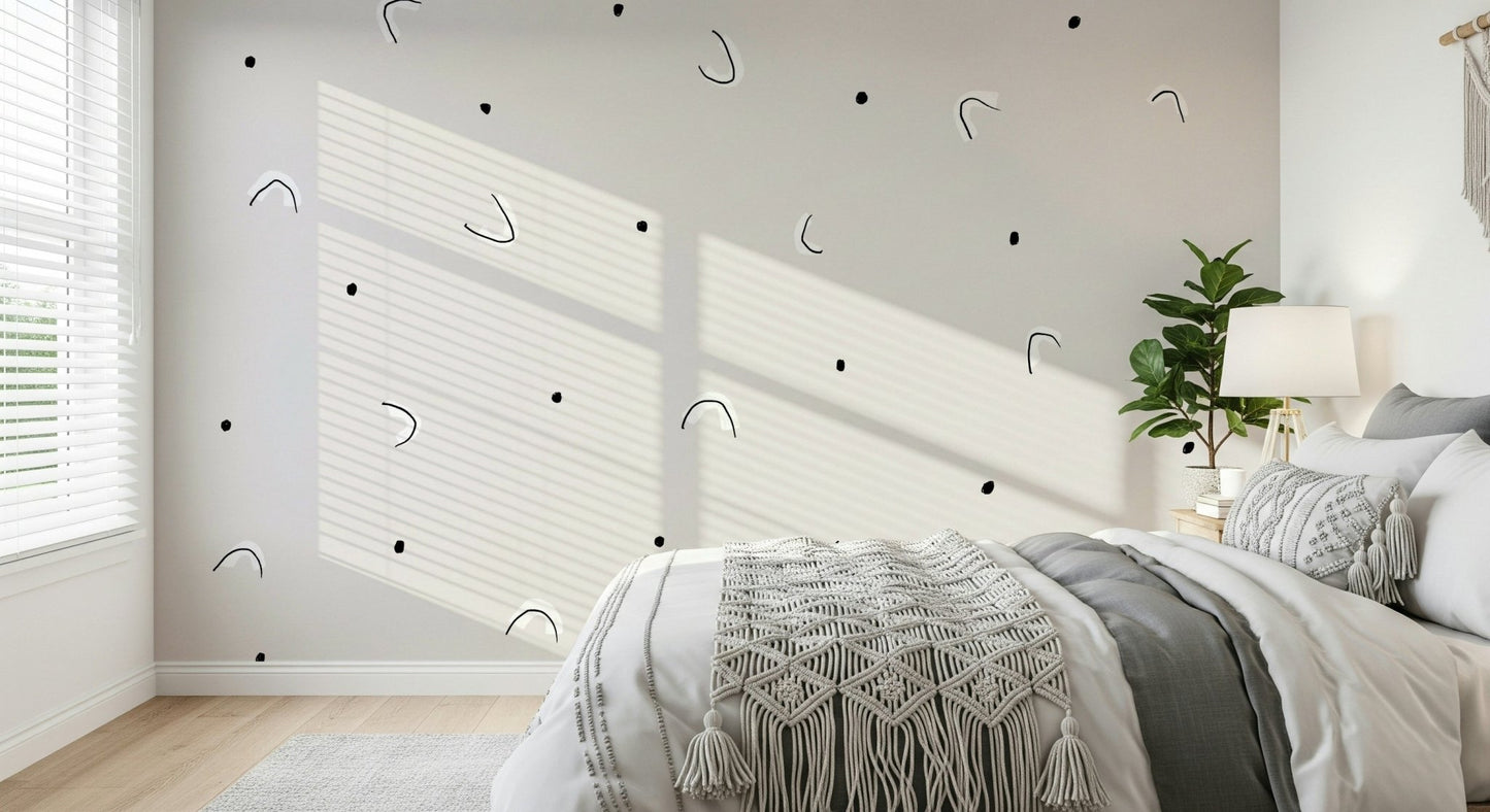 Minimalist Dots Wall Mural -2329861