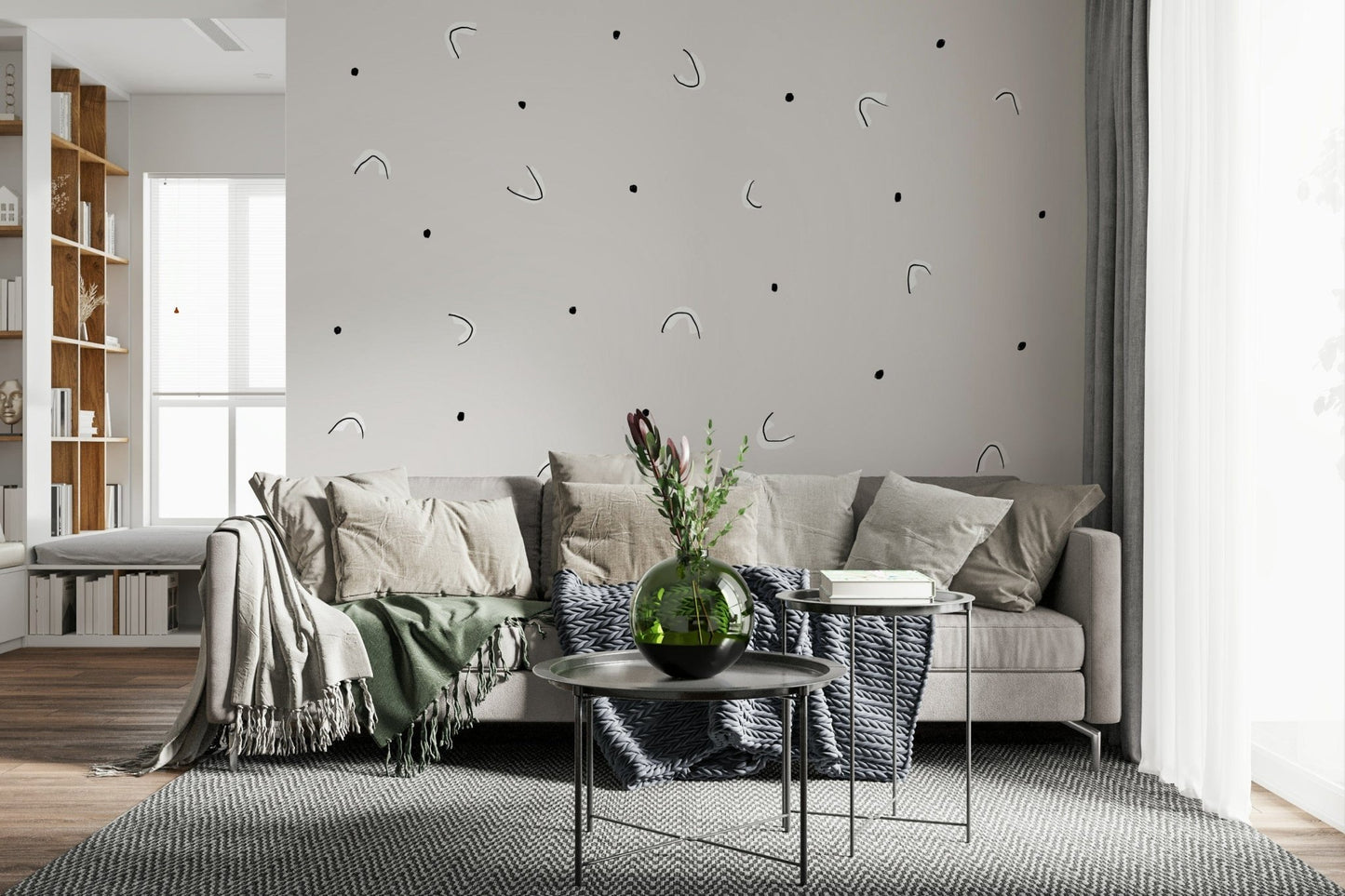 Minimalist Dots Wall Mural -2329861