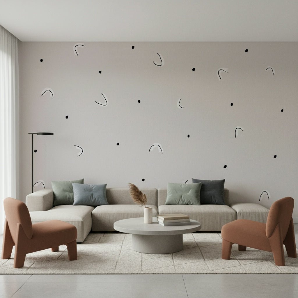 Minimalist Dots Wall Mural -2329861