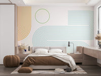 Abstract line design in a minimalist style

