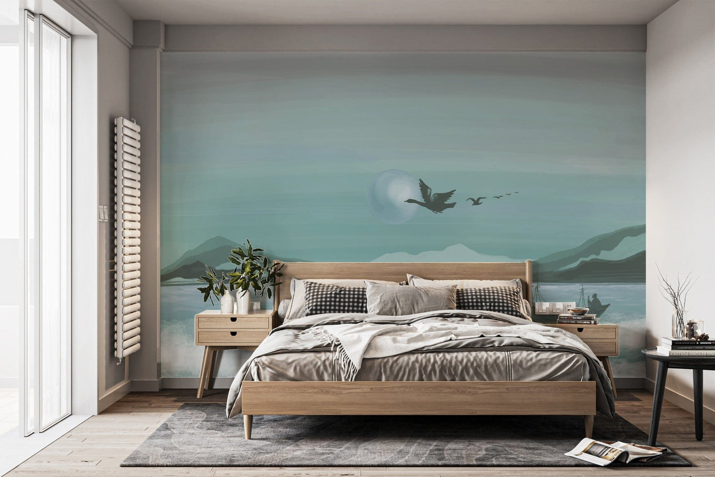 Tranquil Nature Ocean Wall Mural
