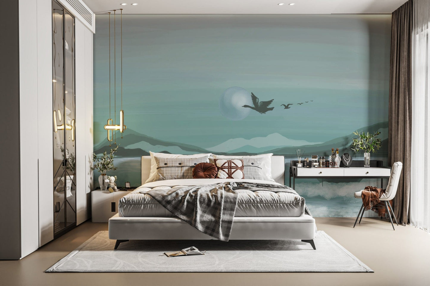 Nature-Inspired Ocean Mural for Walls
