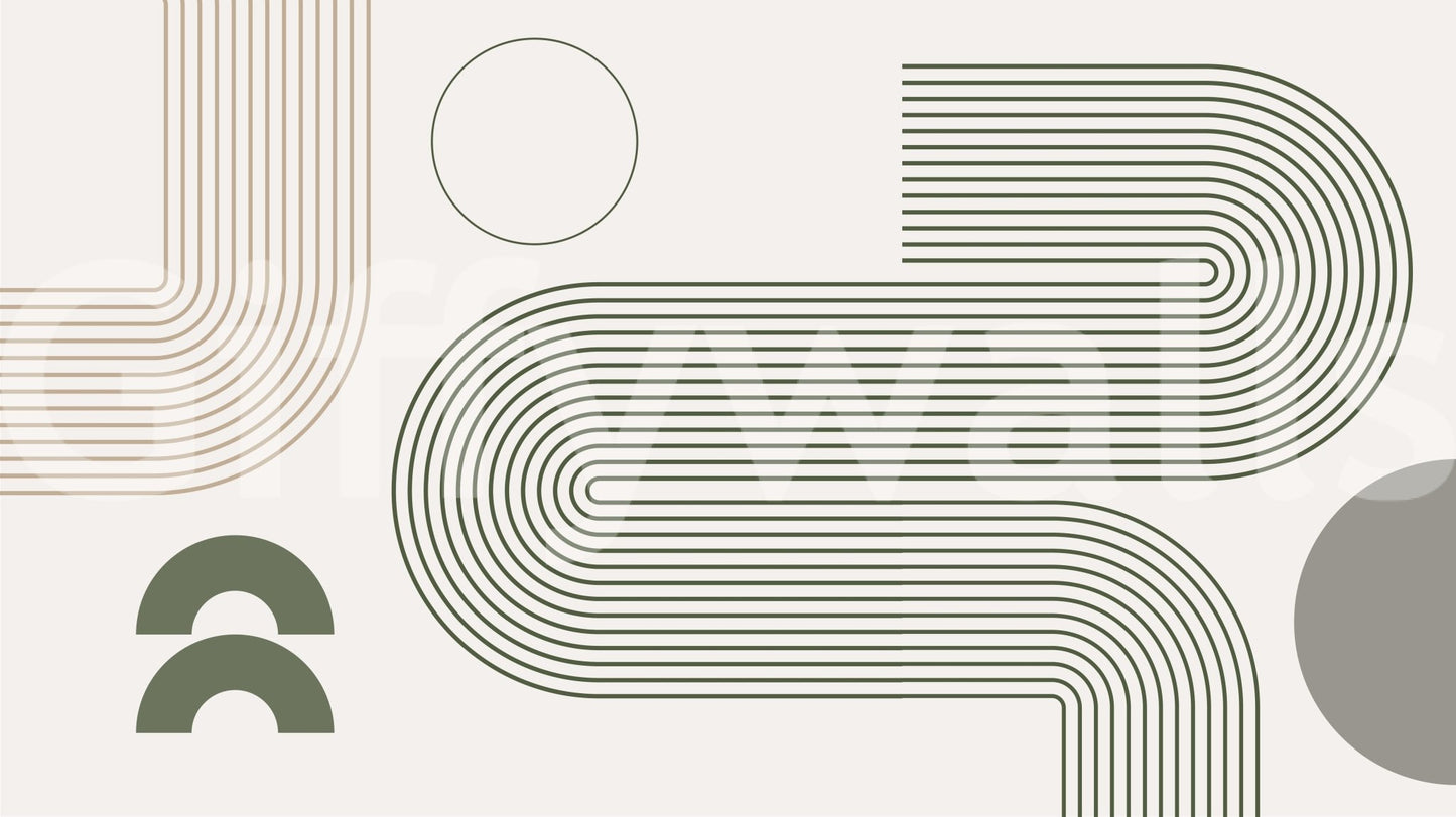 Subtle retro wallpaper pattern close-up

