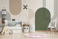 Durable and easy to install wallpaper mural

