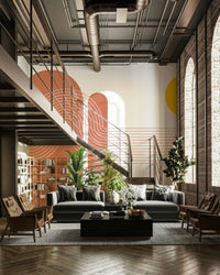 Warm muted tones minimalist wallpaper for walls

