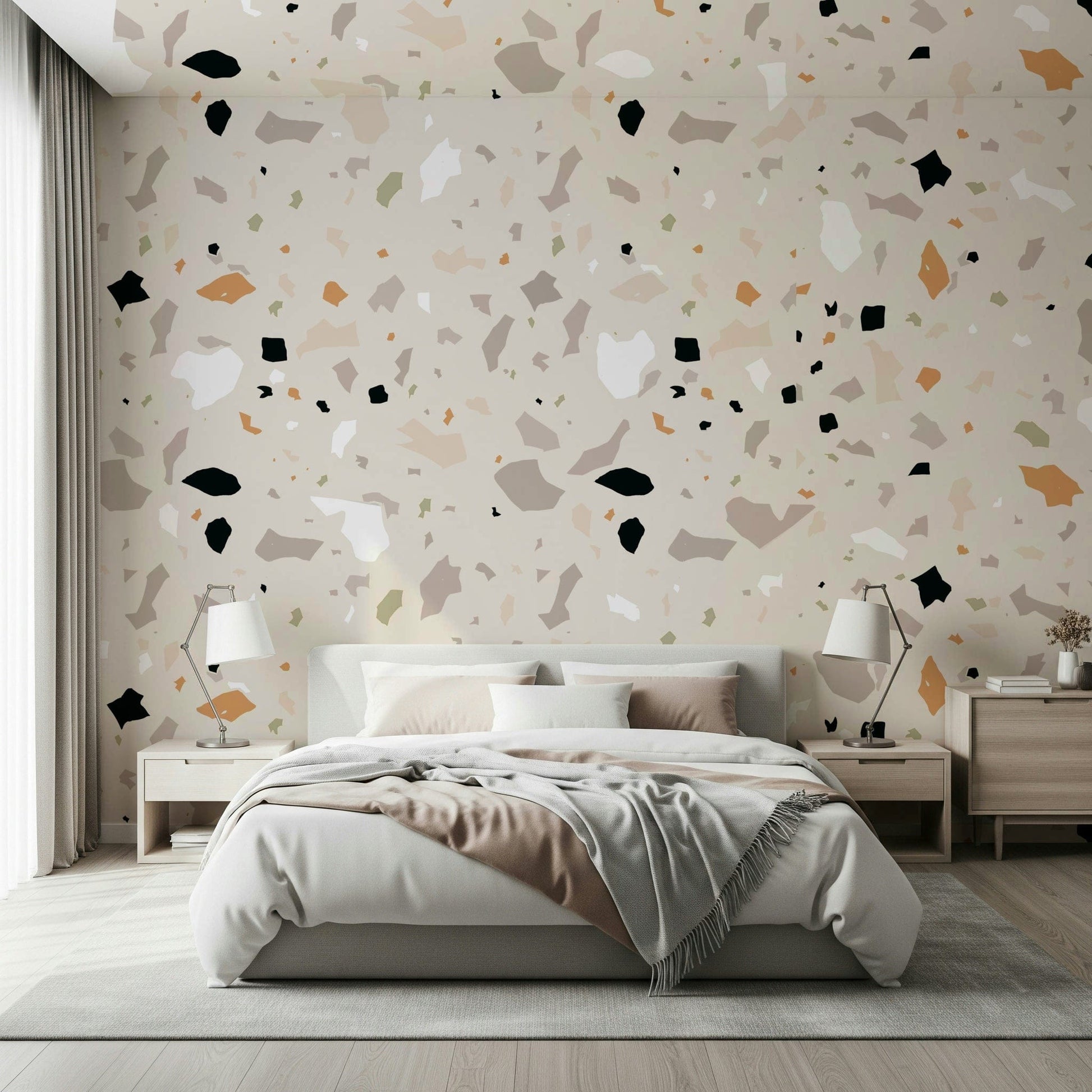 High-resolution Art Natural Stone design wallpaper for walls in an apartment or boutique.