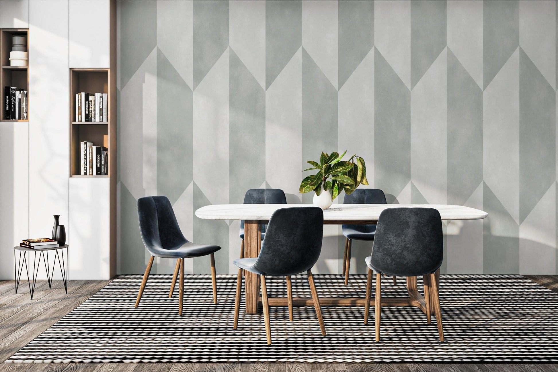 Muted texture panel wallpaper for homes B654
