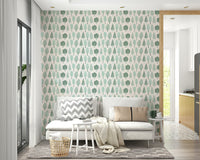 Stylized tree wallpaper mural
