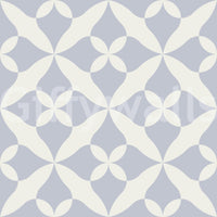 A seamless pattern of classic elements on a wall

