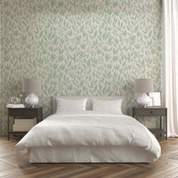 High-quality image of the mint leaves wallpaper

