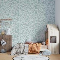 Wallpaper for walls with a peaceful, hand-drawn feel


