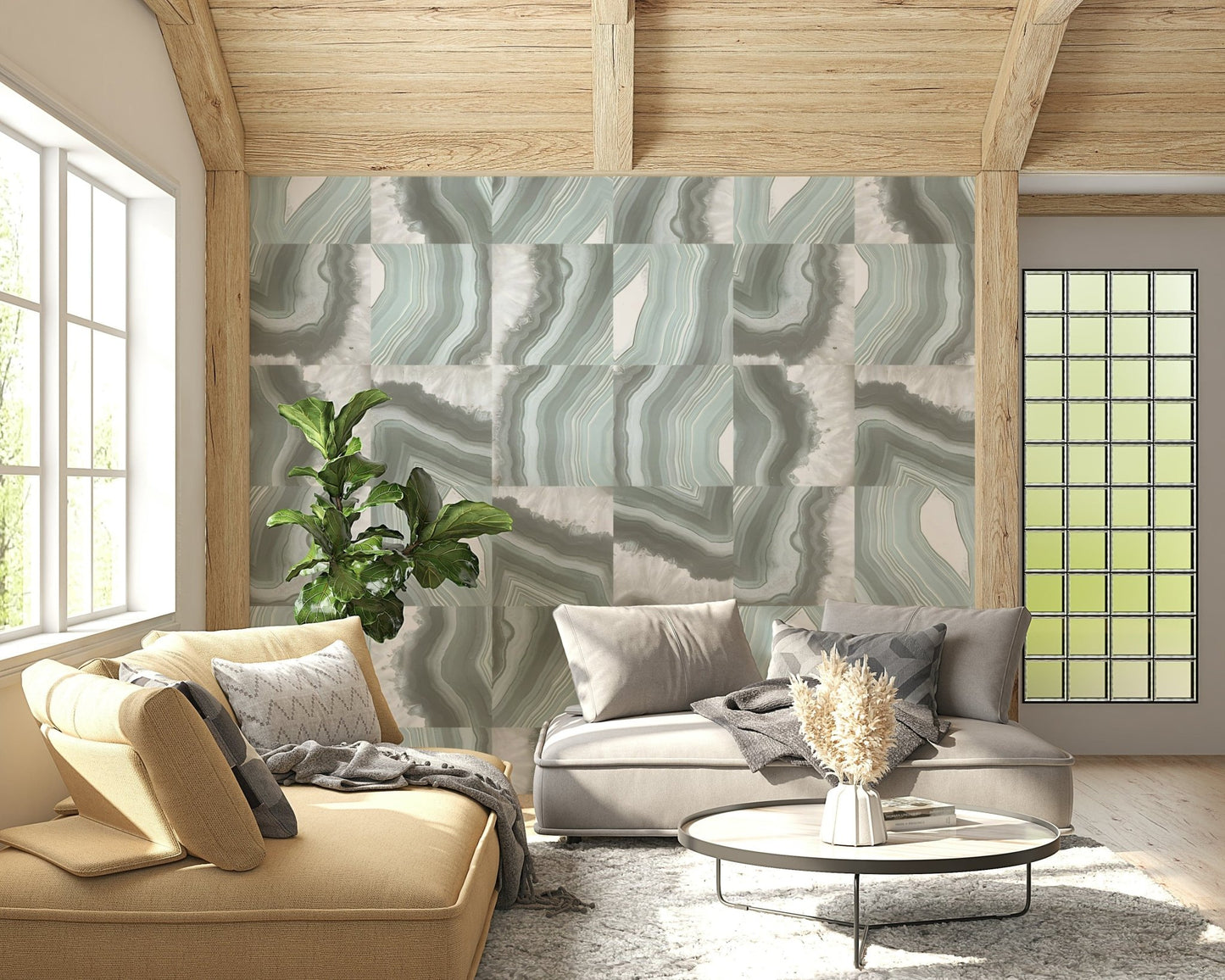 A classic marble vein wallpaper for walls.