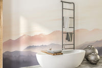 Mist Mountain Wallpaper Mural - Giffywalls C449