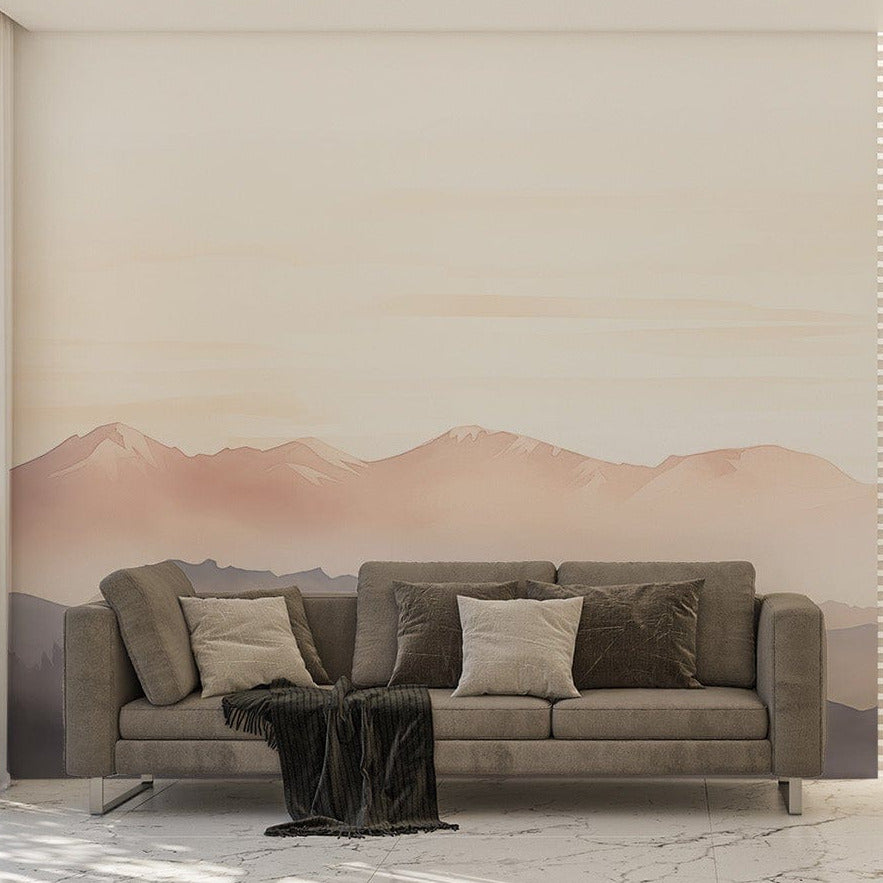 Mist Mountain Wallpaper Mural - Giffywalls C449
