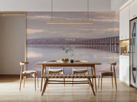 Artistic rendition of the fog on Misty Bridge design