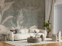 Misty Forest Landscape mural showing blurred woodland forms and gentle contrast, GD9287