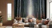 Misty Forest Serenity Wall Mural