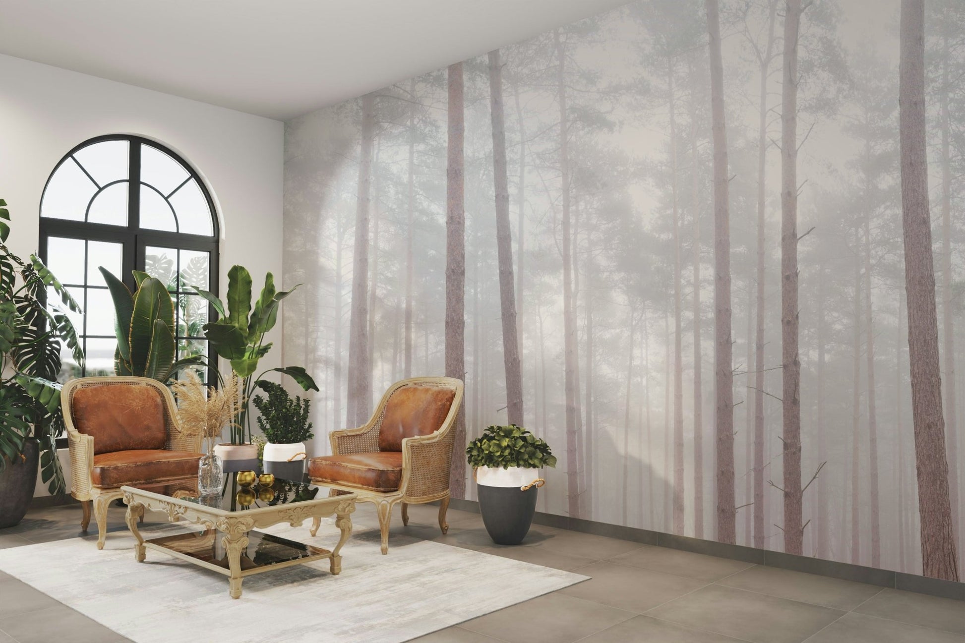 Dense trees and mist wall design

