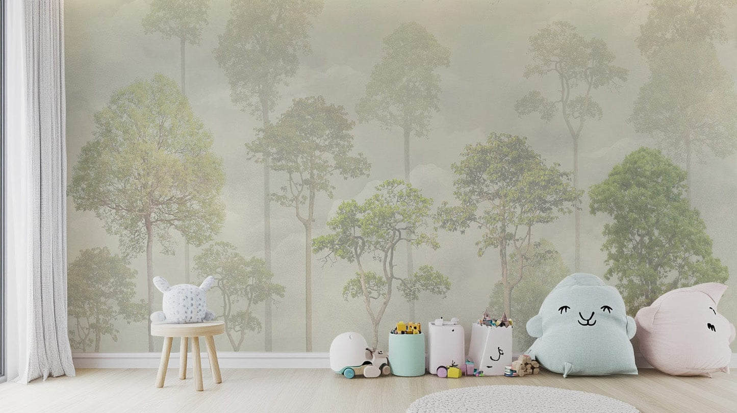 Misty Forest Wallpaper