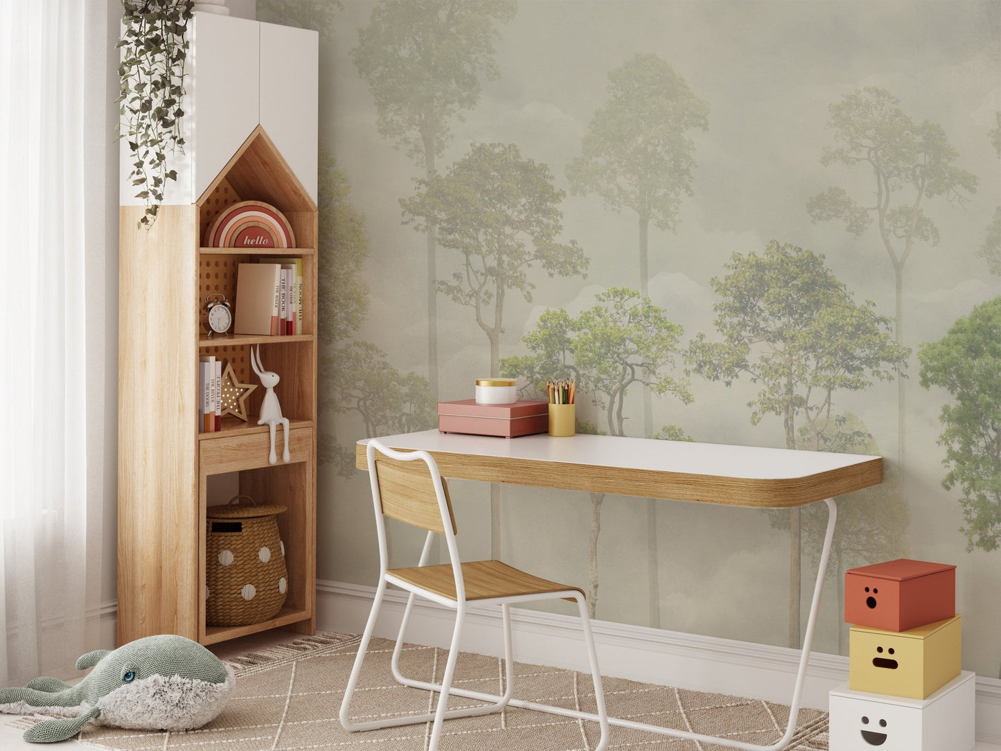 Misty Forest Wallpaper