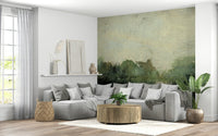 An artistic nature inspired mural for home decor.