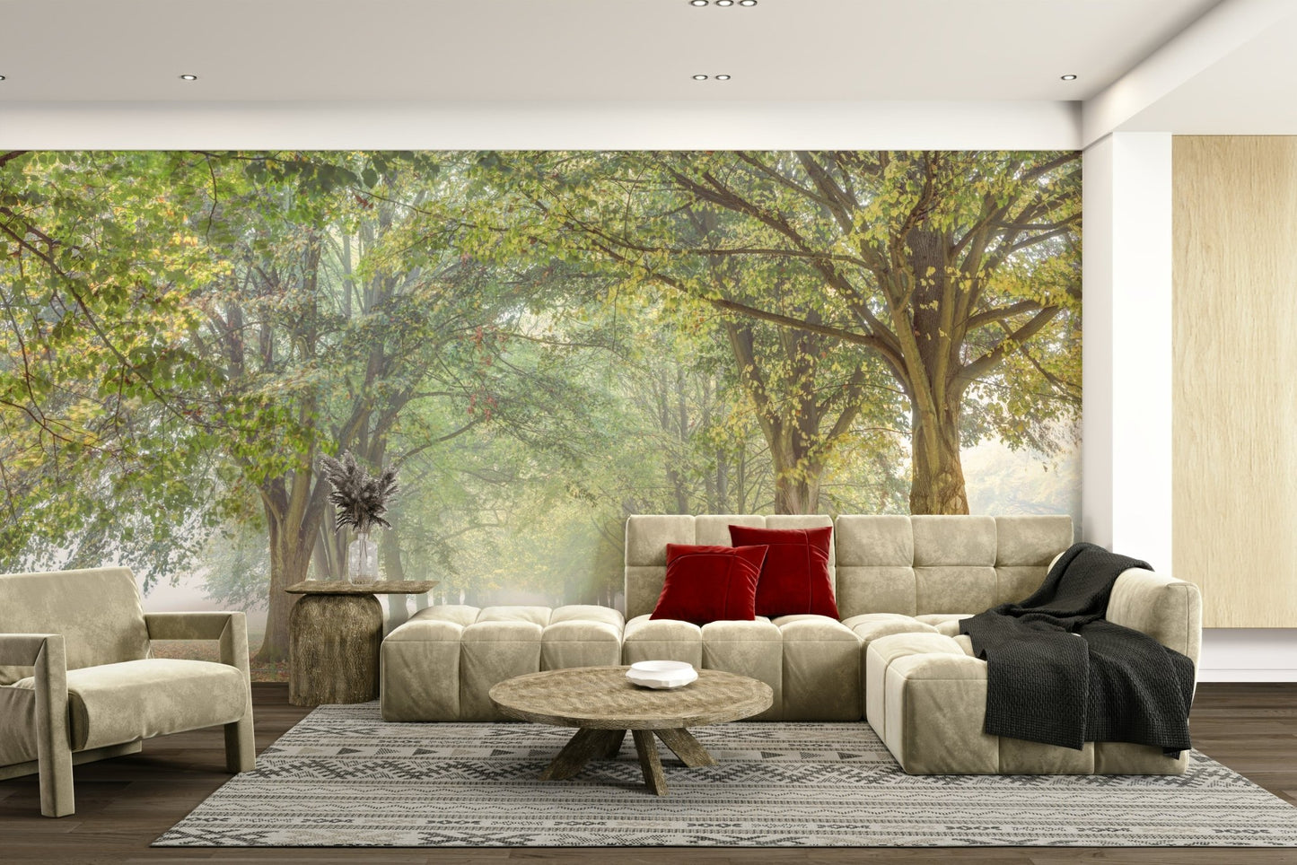 The design has a beautiful, natural aesthetic.

