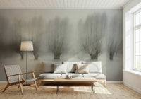 A serene dreamy woods wall mural for your decor.