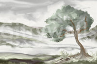 A high-quality serene nature wall mural for walls.

