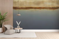 Serene water reflection wallpaper print
