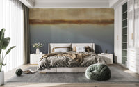 Peaceful misty water wallpaper pattern
