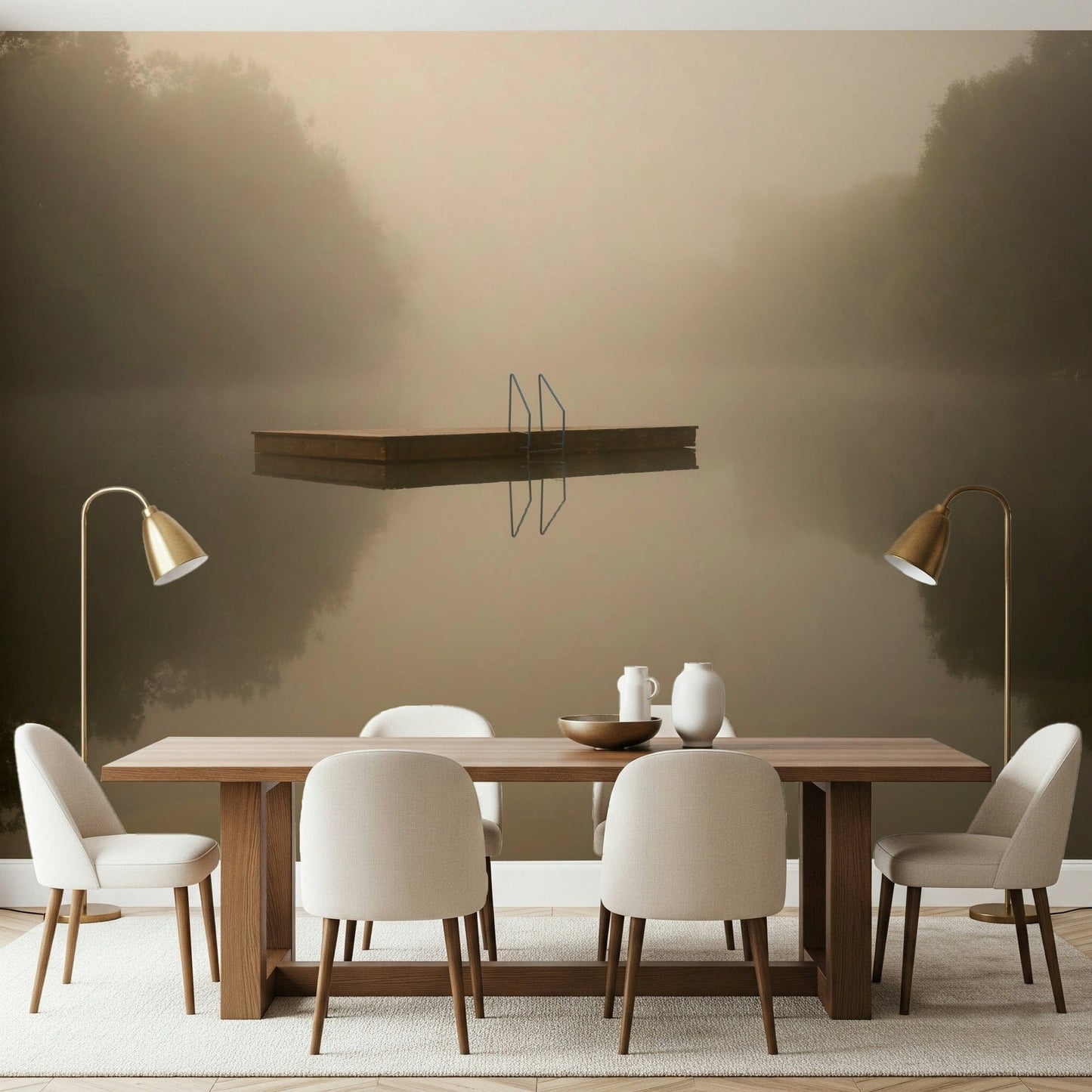 A classic natural theme wallpaper for walls.