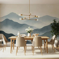 Misty Mountain Haze Wall Mural