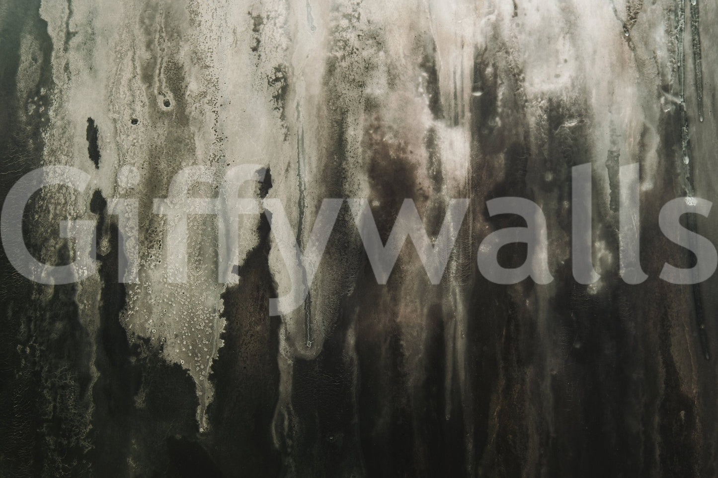 Serene beauty of the Misty Waterfall peel and stick mural behind a reading nook.