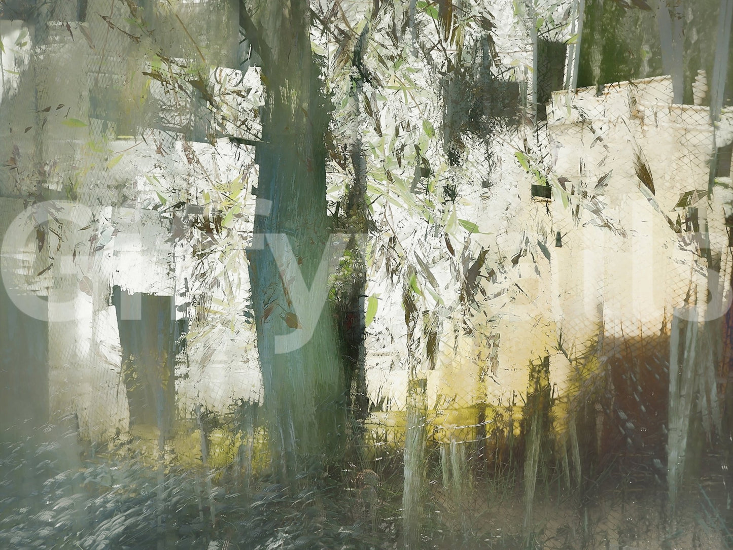 A high-quality minimalist tree wall mural for walls.