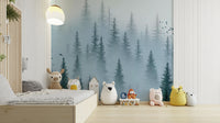 forest scene wall mural for bedroom