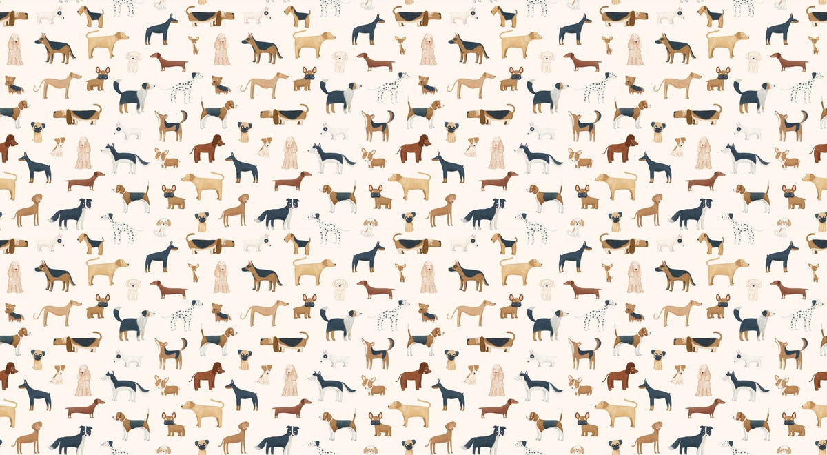 Canine Medley Wallpaper in your room — zoomed