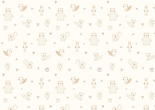 Beautiful Forest Friends Wallpaper.