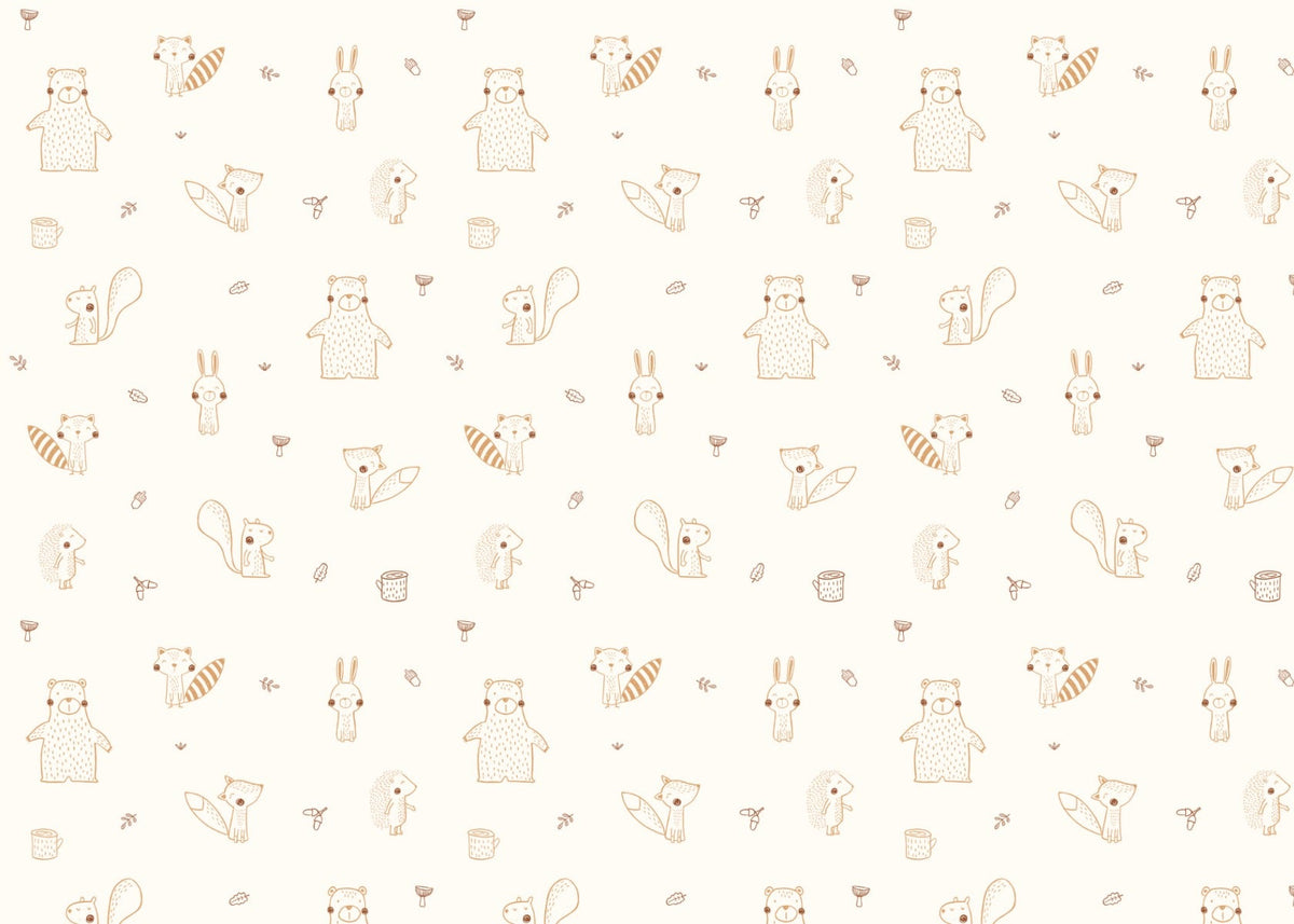Beautiful Forest Friends Wallpaper.