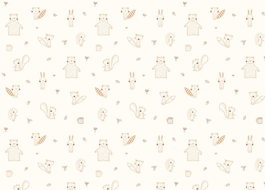 Beautiful Forest Friends Wallpaper.