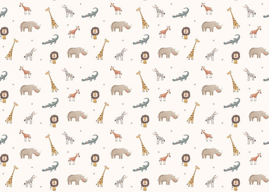 Jungle Safari Animals Wallpaper For Walls