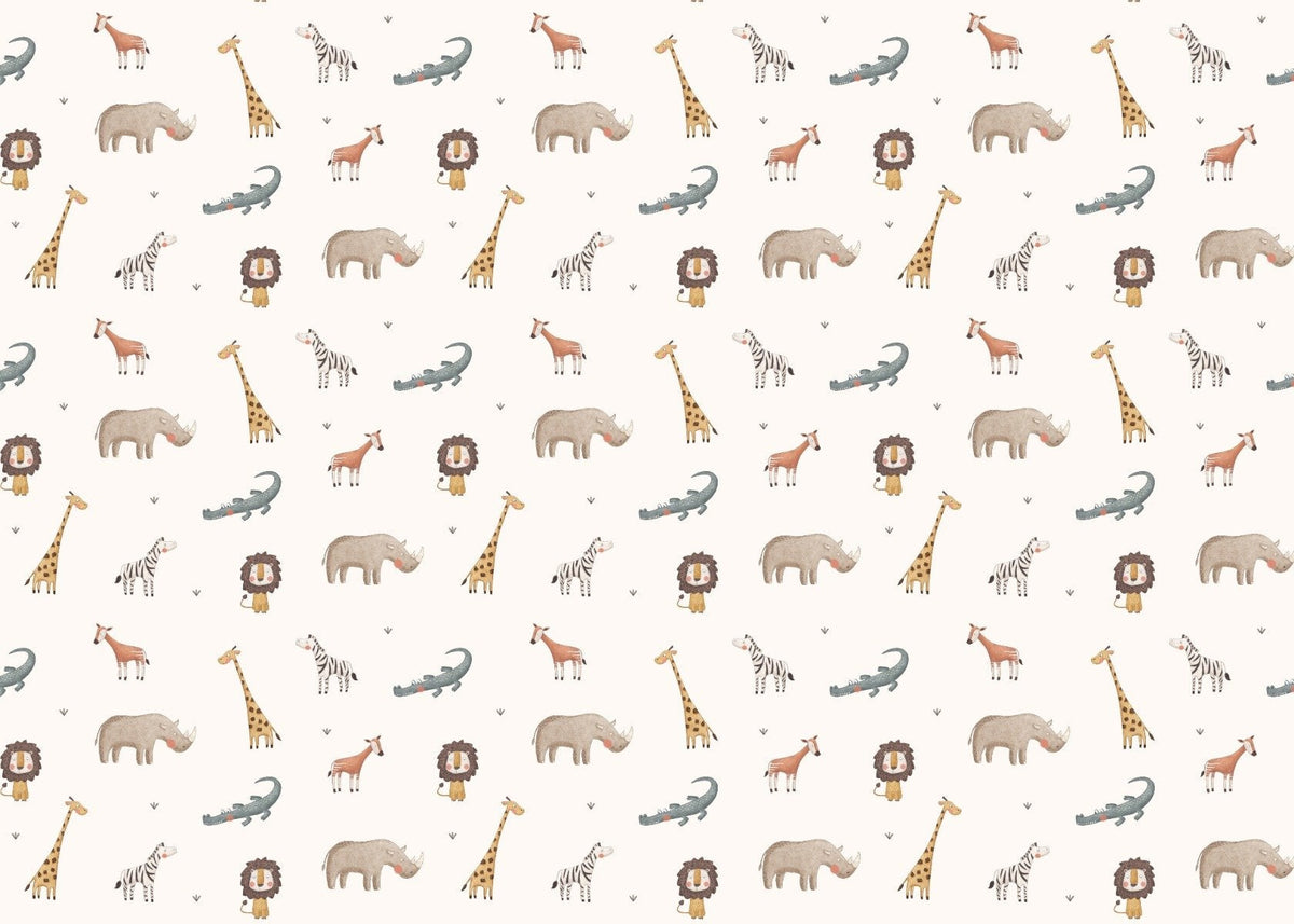 Jungle Safari Animals Wallpaper For Walls