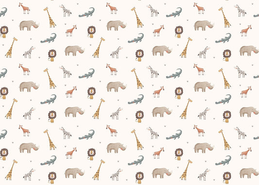 Jungle Safari Animals Wallpaper For Walls