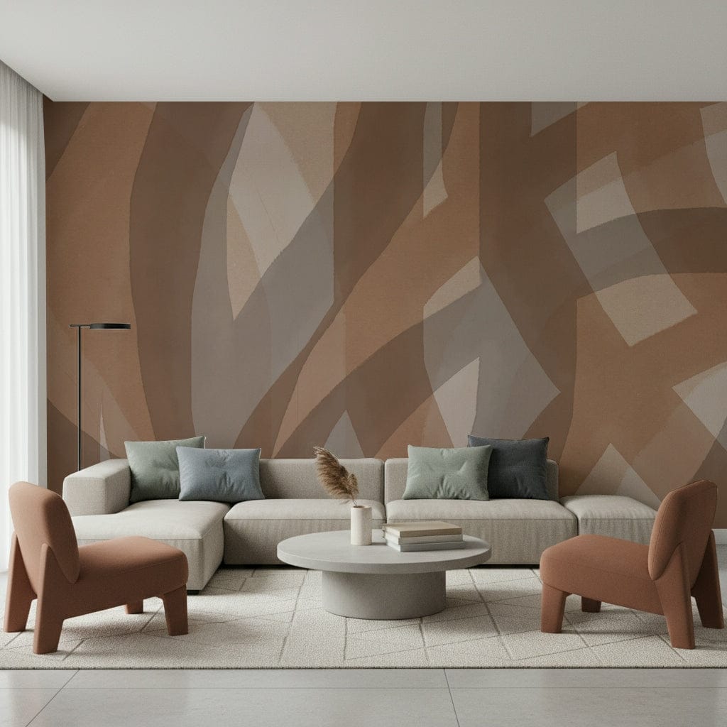 A classic abstract design wallpaper for walls.