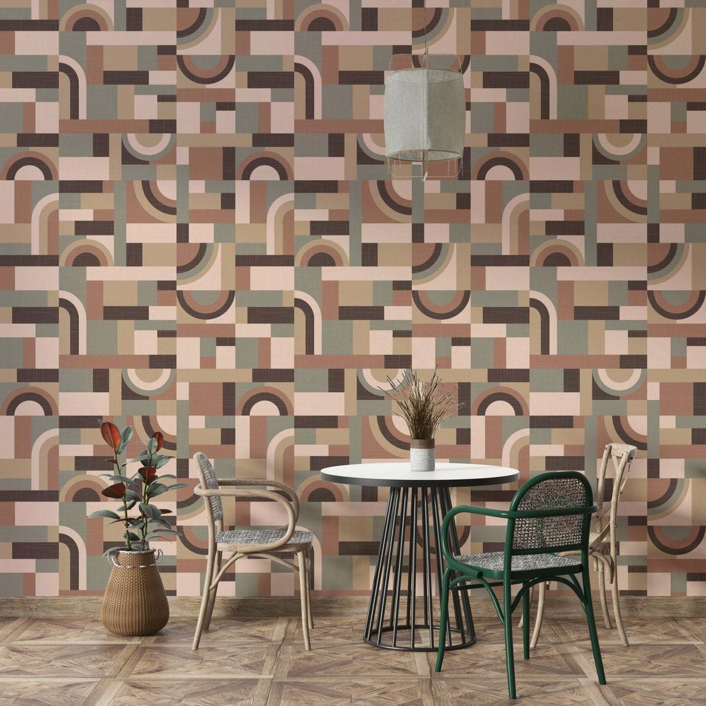 The style is peaceful and feels very connected to a sense of calm.

