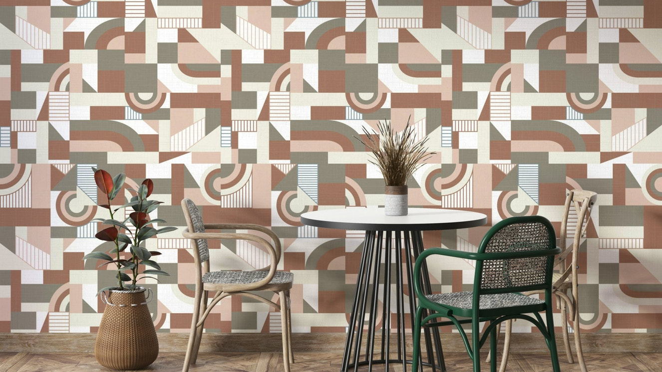 The design has a very calming and serene effect on the space.

