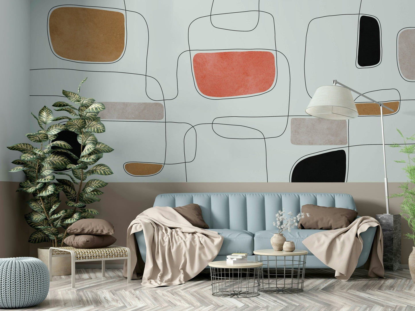 The image has a calm, tranquil feel.

