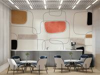 The colors are muted and gentle, with soft blues, grays, and beiges.

