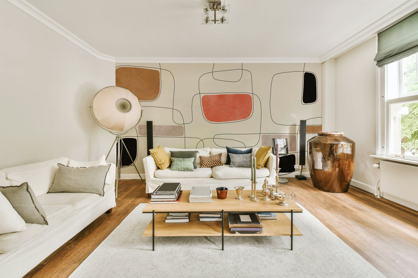 The composition is balanced and uncluttered.

